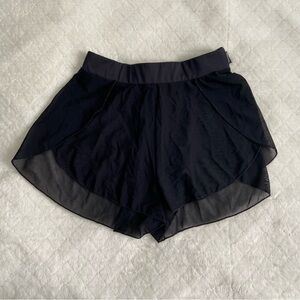 Tiger Friday Mesh Petal Dance Shorts Adult Small in Black